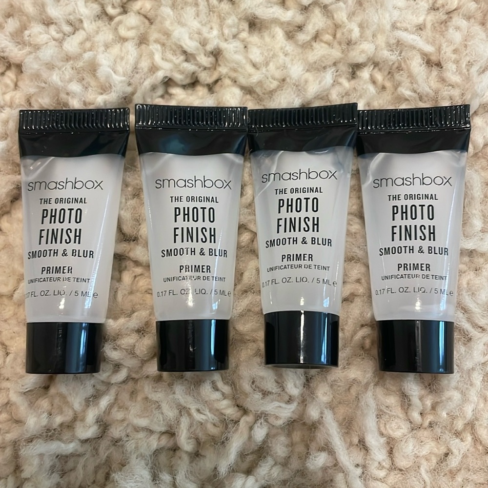 New! Set of 4 mini/ travel size Smashbox Photo Finish Primer
